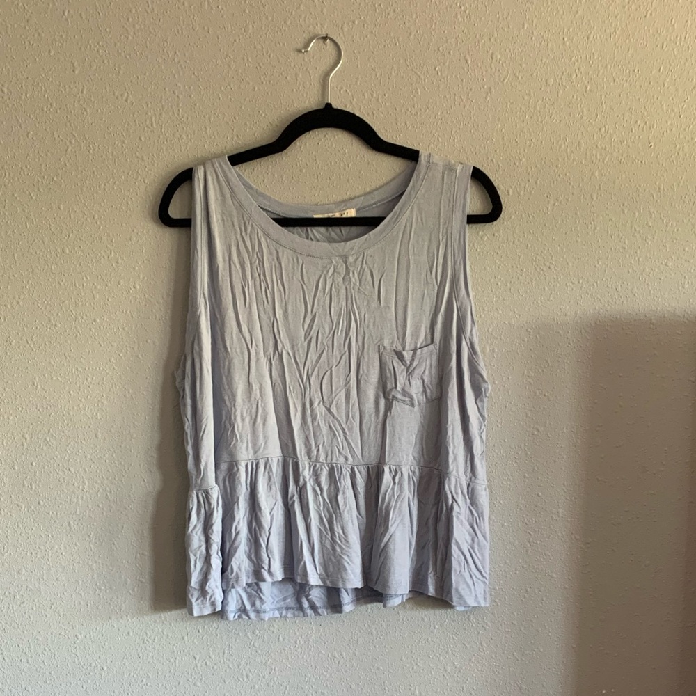 Baby Blue Crop Top